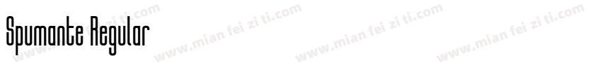 Spumante Regular字体转换
